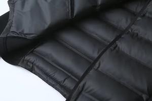 Veste matelassée en coton denim tricoté en peau de mouton à capuche chaude à la mode pour femmes, nouvelle collection automne-hiver, coupe ajustée, design pressé, épissure - Product Image 5