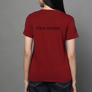 Camiseta de Manga Corta para Mujer, Corte Ajustado, Tejido Jersey Ecológico, Logotipo Personalizado, Ropa Deportiva de Verano, Prenda Cómoda con Estampado - Product Image 4