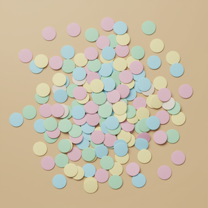 Películas diminutas HPMC que disuelven en agua de forma redonda para pasta de dientes en gel, bombas de baño, formulaciones de jabones | Personalización de color y sabor - Product Image 1