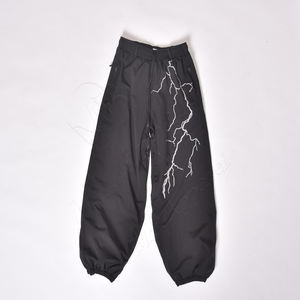 Pantalones holgados de esquí y snowboard para mujer, estilo Hip Hop, holgados, impermeables, cortavientos, con cremallera, fabricados con holgados - Product Image 1