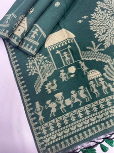 Dernière Tendance Muga Coton Avec Tissage Saree Femme Fabricant De Mode Et Fournisseur De Surat - Product Image 2