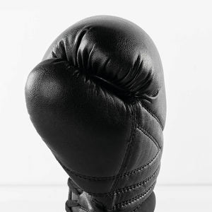 Nouveaux gants de boxe d'extérieur de haute qualité avec lacets, en cuir véritable respirant, pour la compétition et l'entraînement professionnels - Product Image 5