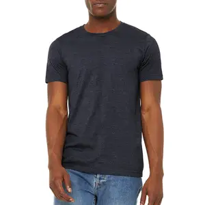 Magliette personalizzate in cotone poliestere Rayon che corrono t-Shirt Muscle Fit Gym Unisex trisex da uomo in misto Tri