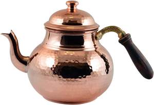 A Brass <b>Tea</b> Pot Is a Traditional and Elegant Luxury Vessel Used for Boiling or Serving <b>Tea</b> Eco-Friendly - Product Image 4
