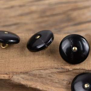 NATURAL CRAFTING Best Quality Buffalo Horn <b>Button</b> Blank Customization Size and Big and Short Size Available Agate - Product Image 4