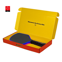 Boîte d'emballage en papier pour raquette de pickleball avec impression de logo personnalisé, recyclable, entièrement personnalisée, boîte d'expédition en carton