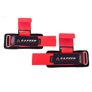 Ganchos de agarre de levantamiento de potencia de neopreno 2025 con logotipo personalizado para dominadas de ejercicio físico con función de protección de Palma - Product Image 3