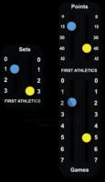 Suivi de score portable et durable pour raquette de padel, facilement montable, personnalisable avec logo sur mesure, toutes saisons, First Athletics FA-SR-020