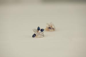 Pendientes de diamantes de oro blanco y oro rosa Chapado en oro de diamante certificado IGI para fiesta de boda y regalo - Product Image 4