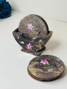 Posavasos de cocina moderno personalizado, soporte de bebida de mármol de estilo antiguo de alta calidad, soporte impermeable para cerveza, té y café, losa única - Product Image 6