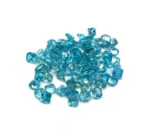 อัญมณีคริสตัลทรงแปดเหลี่ยมสีน้ำเงินทำด้วยมือหลวมสำหรับทำเครื่องประดับ - Product Image 5