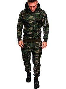 Ensemble de survêtement en polaire deux pièces pour homme, taille plus, avec fermeture à cordon, séchage rapide, respirant - Product Image 4