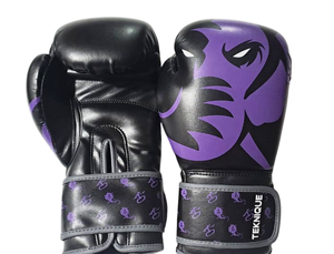 Guantes de boxeo Caesar para niños, guantes de entrenamiento de cuero de crin con muñeca con cordones, logotipo personalizado, varios, de 2 a 16oz - Product Image 6