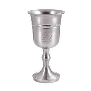 Nouvel Arrivage : Assiette à Kiddoush en Métal Haut de Gamme Personnalisée, Modèle Classique avec Texte de Bénédiction pour la Pessa, le Seder, le Shabbat et la Décoration Yom Tov - Product Image 2