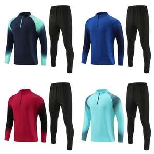 Ensemble <span class=keywords><strong>de</strong></span> sport d'entraînement pour homme personnalisé avec logo 2025, respirant, léger, veste <span class=keywords><strong>de</strong></span> jogging et pantalon, style vintage pour la course à pied estivale - Product Image 1