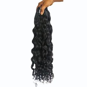 Extensions de cheveux humains bouclés naturels indiens de 8 pouces, longueur longue, provenant d'un seul donneur, sans nœuds, style Jerry Curl, super double drawn - Product Image 1