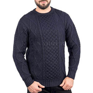 2025 nouveauté hommes 100% pulls en laine de coton respirant et élégant pour l'hiver caractéristique anti-rétrécissement - Product Image 3