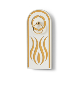 Lale Klapa Panneaux décoratifs en plastique pour accoudoir de canapé, motif tulipe, 30x13cm, lot de 2 (gauche droite), noir, meubles de salon et de salle à manger - Product Image 5