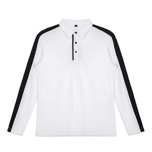 Casual Spring Men's Breathable Front Blank Solid Pattern Knitted O-Neck Tee Shirt - Product Image 1