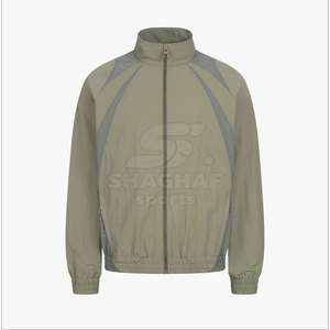 Conjunto de Chaqueta y Pantalón Cortavientos para Uso Diario con Corte Relajado y Estilo Sencillo - Product Image 4