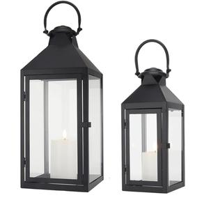 LED <b>Candle</b> Holder with Gold Lantern Stainless Steel and Iron Christmas Home Decorative <b>Hanging</b> Lantern for Living Room - Product Image 6