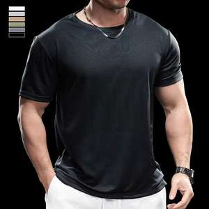 2025 hombres de alta calidad 300gsm algodón gota hombro camiseta de gran tamaño hombres verano manga corta Tops suelta en blanco Casual camiseta - Product Image 6