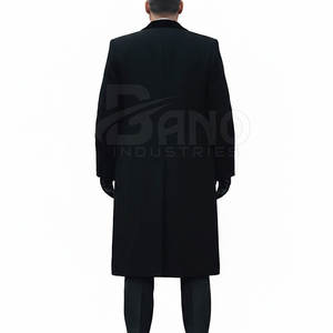 Abrigo Largo de Lana para Hombre, Fabricante de Pakistán, Logotipo Personalizado, Servicio OEM, Alta Calidad, Transpirable, Ecológico, 100% - Product Image 2