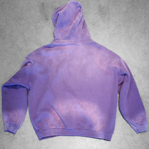 Diseño personalizado logotipo personalizado invierno alta calidad pulóver sol desteñido sudaderas con capucha de talla grande ropa informal algodón mezclado polar - Product Image 4