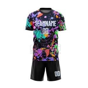 Best Design Quick Dry Breathable Sublimation <b>Soccer</b> uniforms 100% Polyester Custom Team Wear Football Uniforms - Product Image 2