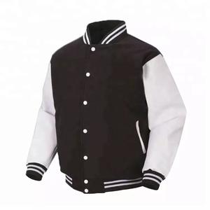 Veste de style universitaire GAF, design tendance, manches en cuir, prix bas, haute qualité, logo personnalisé, vestes de style universitaire pour hommes - Product Image 2