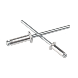 Rivets aveugles à tête ronde et extrémité ouverte en aluminium 6061 anodisé, DIN7337 A, vente en gros - Product Image 1