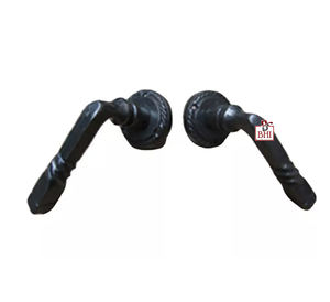 Levier torsadé géorgien sur poignées de porte roses Poignées de porte Intimité interne Poignée de porte pour salle de bain chambre maison et bureau - Product Image 4