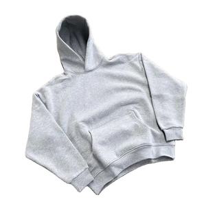 French <b>Terry</b> Acid Wash Fleece Tracksuits Street-wear Sweatpants Hoodie Sets Without String Custom Logo Heavy Weight <b>Bulk</b> - Product Image 2