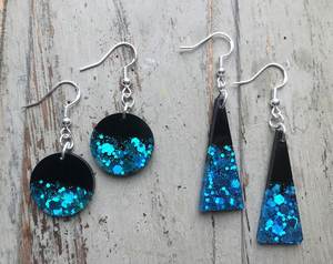 <b>Resin</b> <b>Earring</b> Top Selling for Fashion Jewellery <b>Earring</b> Customized Size <b>Resin</b> <b>Earring</b> for Sale Handmade By HUMAYUN WORLD CRAFTRS - Product Image 5