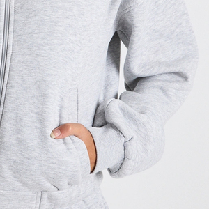 Prix avantageux pour les acheteurs en gros – Sweat-shirt élégant pour femme à manches longues avec logo personnalisable et col rabattable à fermeture éclair - Product Image 4