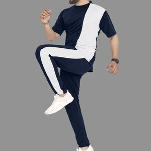 Ropa de entrenamiento personalizada para correr, chándales de verano para hombre con logotipo personalizado, material de algodón y poliéster, chándales de verano para hombre - Product Image 4