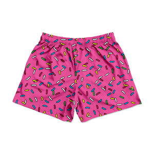 Custom All Over Print <b>Pink</b> Mesh <b>Shorts</b> for <b>Men</b> Inseam Festival Streetwear Quick Dry Breathable Sublimation <b>Shorts</b> OEM - Product Image 3