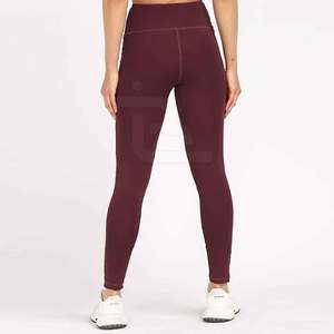 Pantalones de Yoga de cintura alta para mujer, diseño personalizado, patrón sólido, cintura elástica, ropa de gimnasio, gran oferta con descuento - Product Image 2