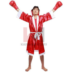 Robe de boxe en satin noir et or pour adultes, 1 pièce, réutilisable, lavable, costume de robe, costume de cosplay d'Halloween, fêtes, jeux de rôle - Product Image 3