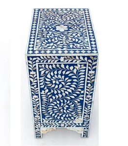 Mesa auxiliar con incrustaciones de hueso de lujo indio, muebles versátiles para el hogar para sala de estar, granja, baño, Hotel, escuela, Hospital, apartamento - Product Image 3