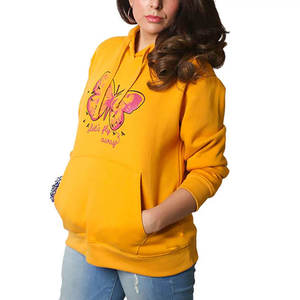 Sweat-shirts pour femmes en tissu d'hiver, confortables, de haute qualité, pour une utilisation en extérieur, faible MOQ, coupe ajustée, anti-boulochage, respirant - Product Image 2