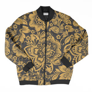 Custom Logo Satin Bomber <b>Jacket</b> Wholesale High Quality Men's Breathable <b>Waterproof</b> Winter Outdoor OEM Service - Product Image 5