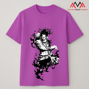 T-shirt pour homme en coton mélangé élasthanne respirant imprimé FMF, style streetwear décontracté à manches courtes, fabriqué au Vietnam - Product Image 2