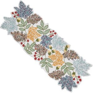 ผ้าปูโต๊ะปักลูกปัดระยิบระยับพร้อมงานปักลูกปัดลายดอกไม้ ผ้าปูโต๊ะปักลูกปัดดีไซน์เนอร์สำหรับงานเฉลิมฉลองวันหยุด - Product Image 3