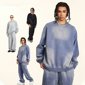 Top qualité 330Gsm coton personnalisé votre marque unisexe pull sweat polaire hommes impression broderie Logo Streetwear sweats à capuche - Product Image 1