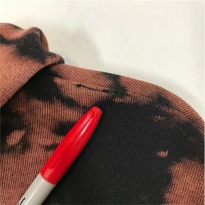 Sudaderas con capucha con estampado de pantalla personalizado bordado de peso pesado lavado ácido cremallera completa para hombres nuevo elegante hombro caído largo de talla grande - Product Image 6