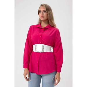 Ceinture élastique tressée pour femme, ceinture pour veste, ceinture pour chemise, ceinture pour robe - BLANCHE - Product Image 3