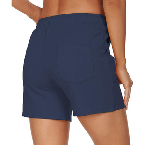 Pantalones cortos de chándal transpirables con estampado personalizado con patrón completo, ropa de verano para correr, OEM al por mayor con decoración de botones - Product Image 4