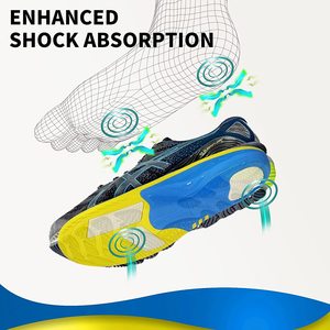 PU Sport & Comfort Amortiguación de golpes Cojín de talón Insertos de soporte para pies Fascitis plantar Plantilla ortopédica - Product Image 5