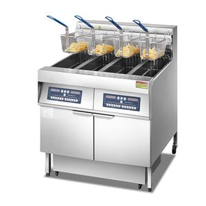 Thương mại đa-tank tự động nâng Nồi chiên sâu điện cho khoai tây gà thức ăn nhanh nhà hàng nhà bếp hệ thống lọc dầu - Product Image 5